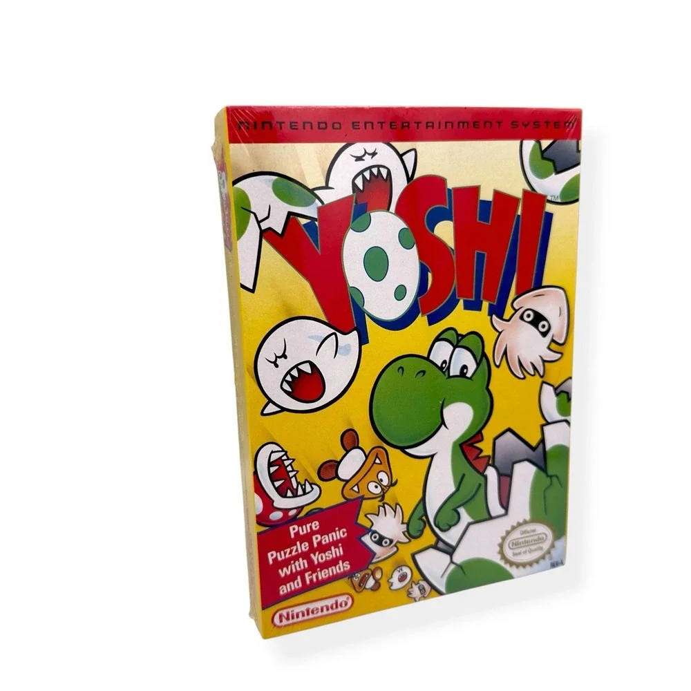 Yoshi (Nintendo Entertainment System, 1992) NEW & FACTORY PLASTIC SEALED CIB
